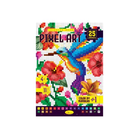 Дитяча книжка для малювання "PIXEL ART №1" РМ-85-1