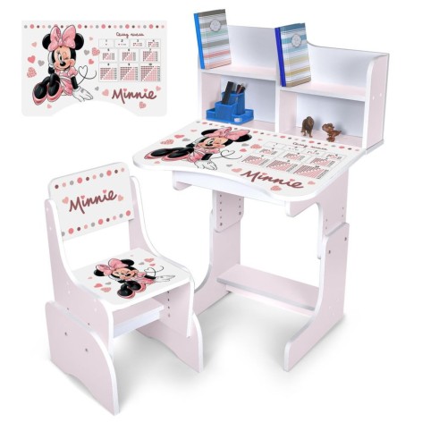 Дитяча парта N 2071-21-7 висота 3 положення, зі стільчиком