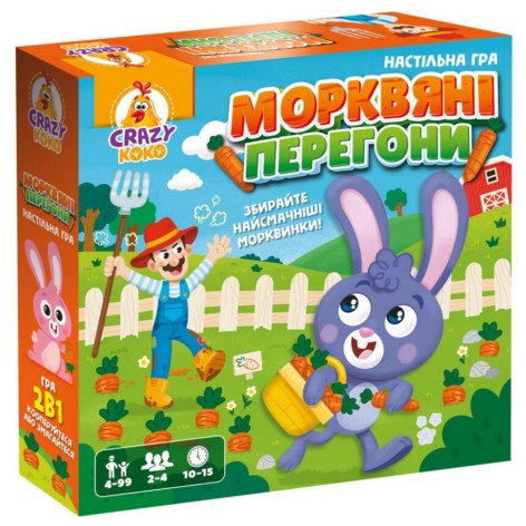 Настольная детская развлекательная игра Vladi Toys "Морковные гонки" VT8055-33