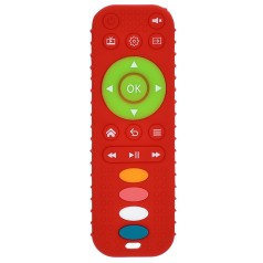 Дитячий прорізувач "Пульт" SD-44(Red) червоний, текстурний, 16 см