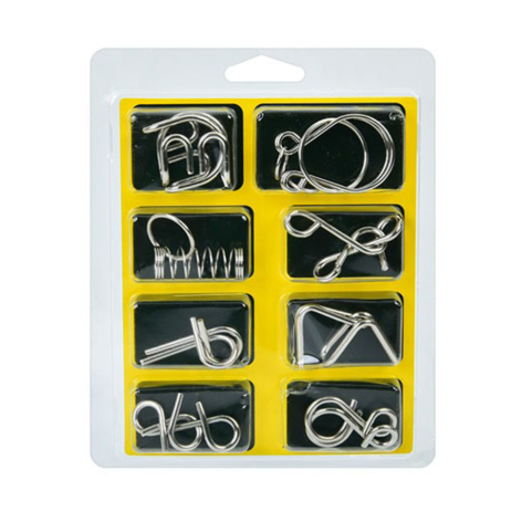 УЦІНКА! Набір металевих головоломок 