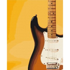 Картина за номерами "Електрогітара" BS53705, 40х50 см