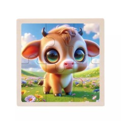 Детский деревянный пазл-вкладыш 