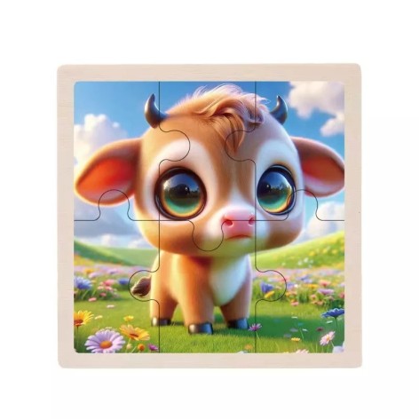 Детский деревянный пазл-вкладыш 