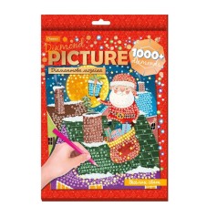 Набір для творчості діамантова мозаїка "Веселих свят" НТ-34-01 