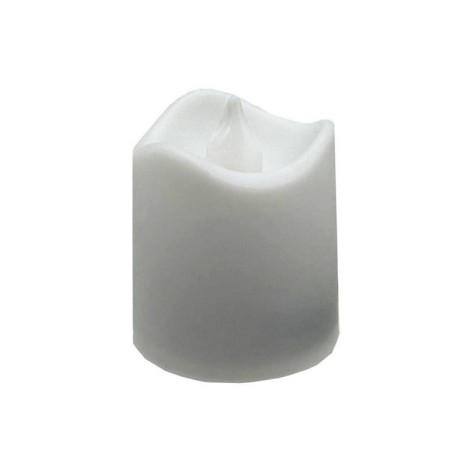 Декоративна свічка LED з полум'ям 12-67C(White) 4 см, білий