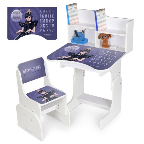 Дитяча парта N 2071-24-1 висота 3 положення, зі стільчиком