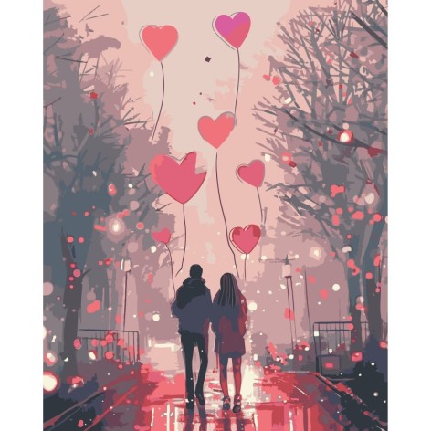 Картина за номерами "Романтична прогулянка" 10167-AC 40x50 см                                                  