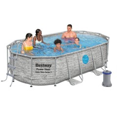 Бассейн каркасный Bestway 56714K (427-250-100 см), 7250 л