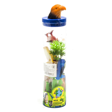 УЦЕНКА!!! Животные пластиковые Орел 3029-41-11-UC в колбе 20х5 см