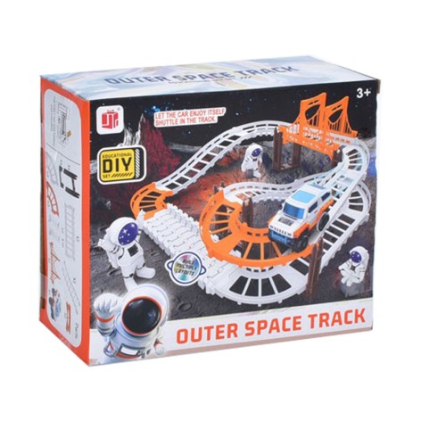 УЦЕНКА!!! Детский игровой трек "Космодром" Bambi 888-72-UC фигурка, машинка ездит по треку