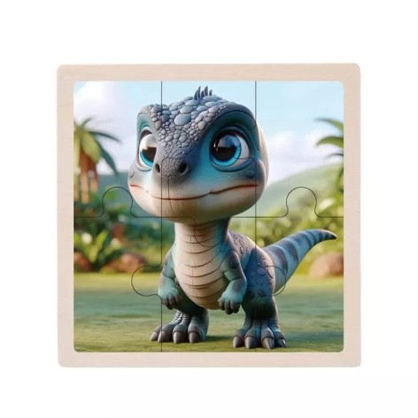 Детский деревянный пазл-вкладыш 