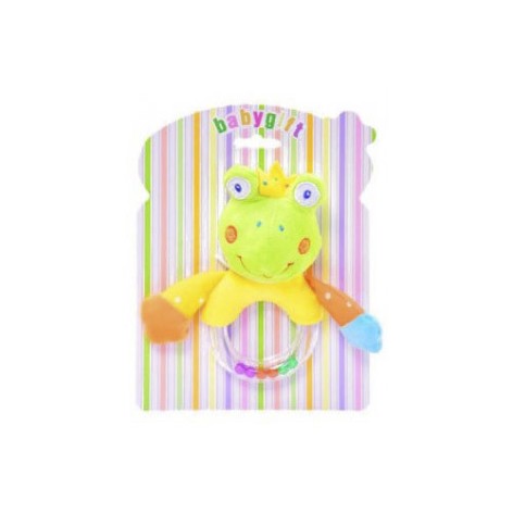 Погремушка мягкая  Bambi C20561 Животные Лягушка