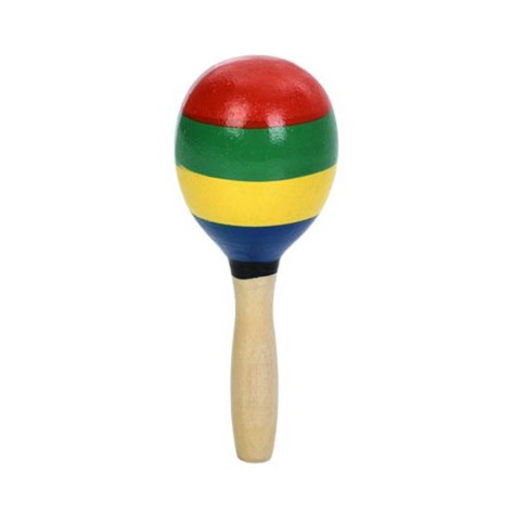 Дитяча дерев'яна іграшка Маракас MD 0361-4 розмір 12,5 см