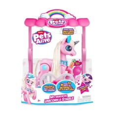 Интерактивный игровой набор Волшебный единорог в домике Pets Alive S2 9545 со светом и звуком