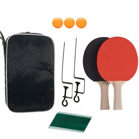 Набор для настольного тенниса VITOR NE-VT-6, 2 ракетки, 3 шарика, сетка