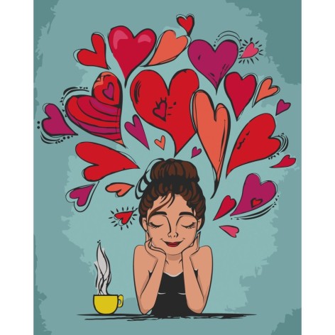 Картина за номерами "Романтичні мрії" 10175-AC 40x50 см                                                        