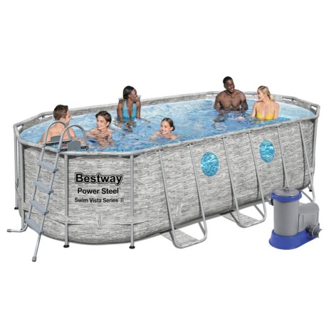 Бассейн каркасный Bestway 56716 (549-274-122 см), 13430 л