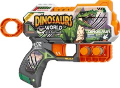 *Іграшковий пістолет мех. з м'якими набоями (6 шт.) (Світ Динозаврів) (20 х 13.5см)