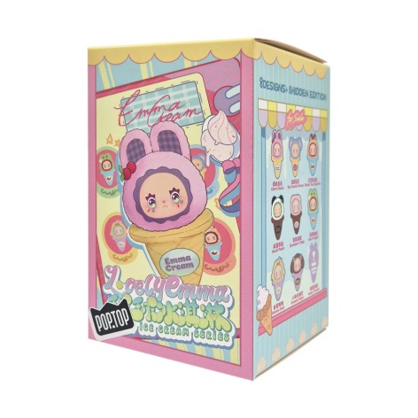 Колекційна м'яка іграшка з кільцем Морозивко Pop Top MJ-000095 Lucky Emma серії "Scoop Ice Cream"