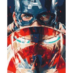 Картина по номерам без подрамника 