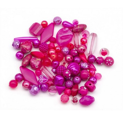 Декоративні намистинки для творчості Бомбей Dom Busin УТ100014226 в упаковці 56 шт