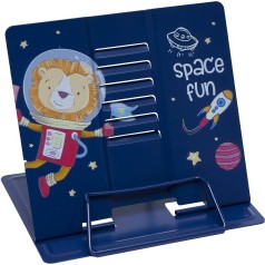 Підставка для книг "Space Fun" LTS-8207(Dark-Blue) металева 