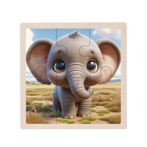 Детский деревянный пазл-вкладыш 