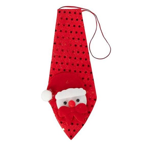 Новорічна краватка з фігуркою 