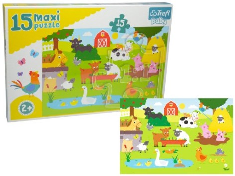 Пазли - (15 елм. MAXI) - 