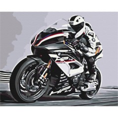Картина за номерами "Гонщик" BS52393, 40х50 см