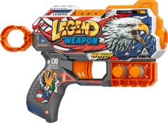 *Іграшковий пістолет мех. з м'якими набоями (6 шт.) (Легенда зброї) (20 х 13.5см)