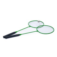 Бадмінтон залізний MS 0755(Green) ракетки 2 шт, волан, 64,5-20,5 см