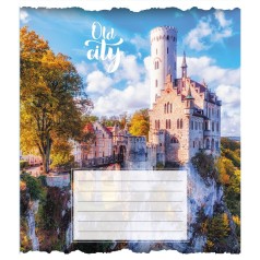 Зошит загальний "Старе місто" 096-630039K-2 в клітинку, 96 аркушів