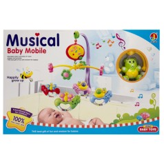 Дитячий мобіль на ліжечко "Ведмедик" 6518E, музика