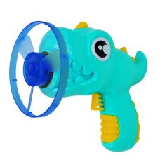 Дитячий пістолет запускалка Динозаврик HM-03(Blue) 4 диска