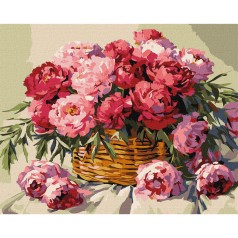 Картина за номерами "Мелодія цвітіння" Ідейка KHO3304, 40x50 см