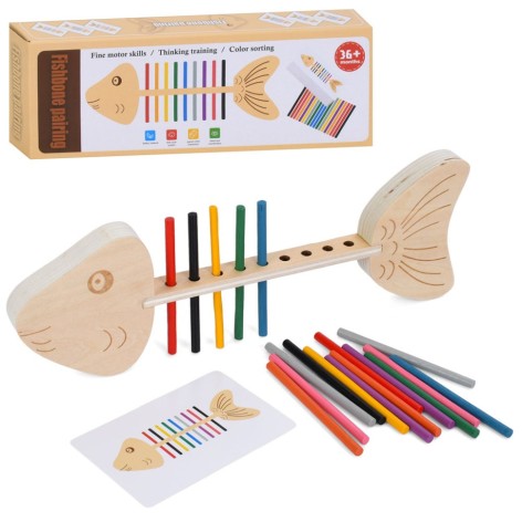 Дерев'яна іграшка сортер 