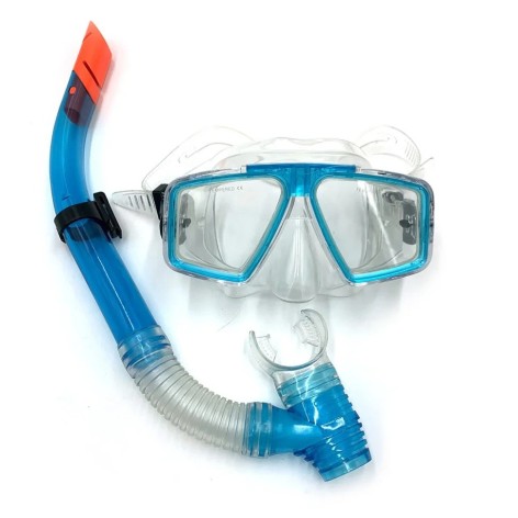 Набір для плавання DLV NE-SW-42-BL, (маска і трубка) 