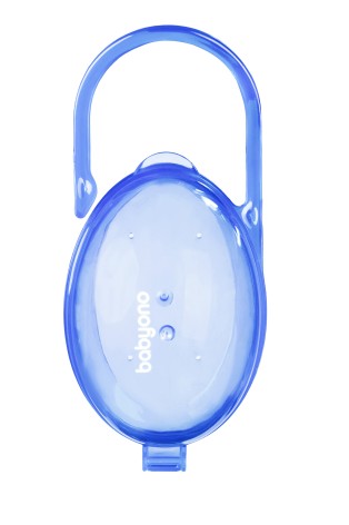  Футляр для пустушки напівпрозорий (Синій) 