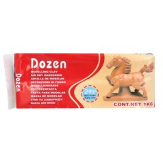 Маса для ліплення "Dozen" DSCN0669 коричнева 1 кілограм