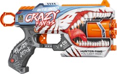 Іграшковий пістолет мех. з барабаном та м'як. набоями (12 шт.) (Божевільні Ікла)