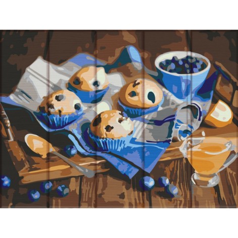 Картина по номерам по дереву 