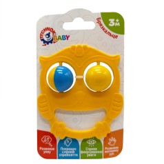 Дитяче брязкальце "Совушка" 9338TXK-10 жовтий