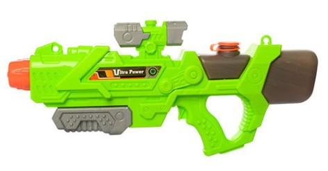 Детский большой водяной бластер M 3541 , 2 цвета Зелёный