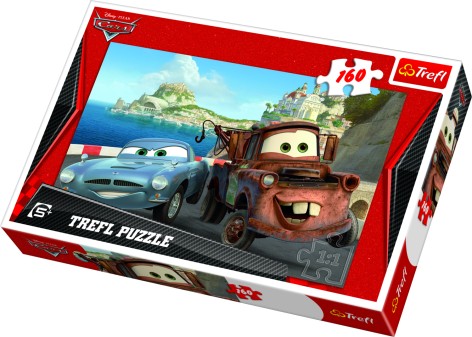 Пазли - (160 елм.) - Метер і Фінн / Дісней Тачки 2