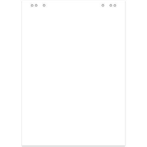 Блок паперу для фліпчартів BM.2296-00 нелінований 64 х 90 см