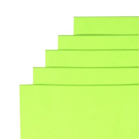 Фоаміран для творчості А4 15A4-7050 світло-салатовий 1,5 мм, 10 аркушів