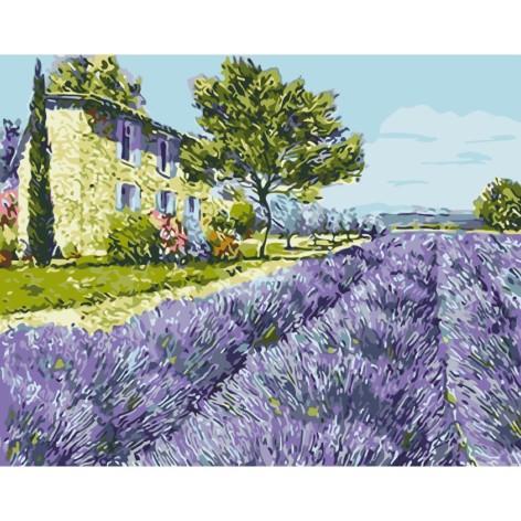 Картина за номерами без підрамника 