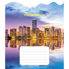 Зошит учнівський "Мегаполіс" 018-530230K-4 в клітинку, 18 аркушів